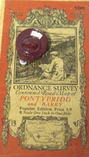 Vintage Bakelite Opisometer, (Map Distance Reader), Buck, England, Working