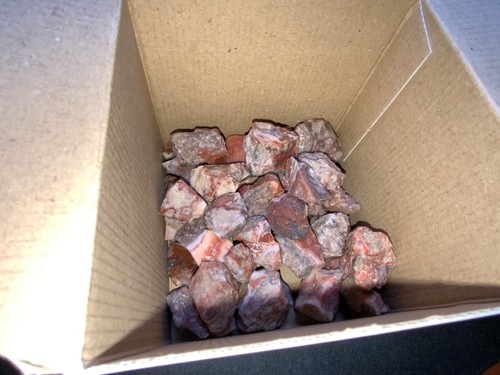 1 Lot Hilbersdorf Halsbach Freiberg Erzgebirge Sachsen Achat Kristalle Roh AB1 - Bild 2 von 4