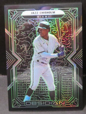 #4889 2022 OBSIDIAN JAZZ CHISHOLM #41 GREEN ELECTRIC ETCH 1/5