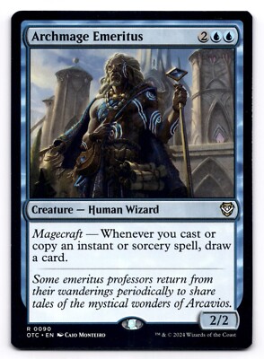 Archmage Emeritus NM Commander: Outlaws of Thunder Junction 90 MTG ...