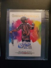 Wilman Diaz 2021 Upper Deck Goodwin Champions Auto Autograph RC LA Dodgers
