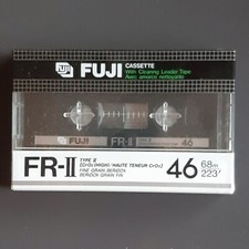 Audio Cassetta Fuji FR II 46 - Musicassetta Nuova Sigillata - no Tdk o Sony