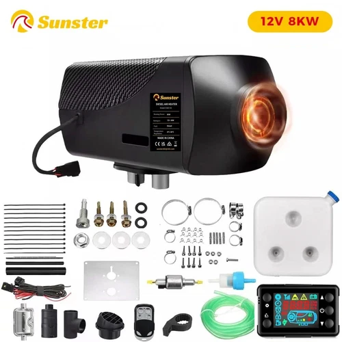 12V 24V 8KW Diesel auto heizung standheizung Lufterhitzer LCD Air Heater PKW