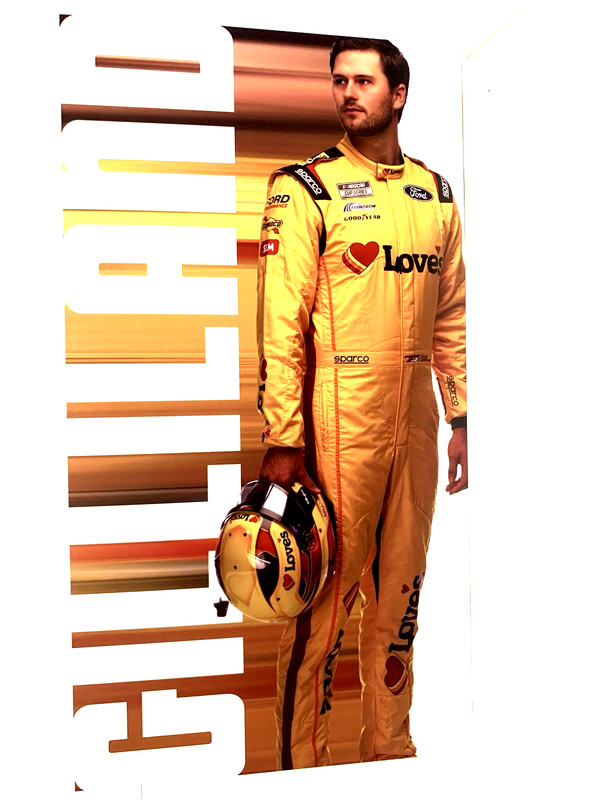 2025 TODD GILLILAND #38 LOVE'S FRM DARKHORSE MUSTANG NASCAR CUP SERIES POSTCARD
