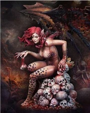 75mm Resin Figure Model Assembly Kit Needs To Assemble The Unpainted Devil Angel