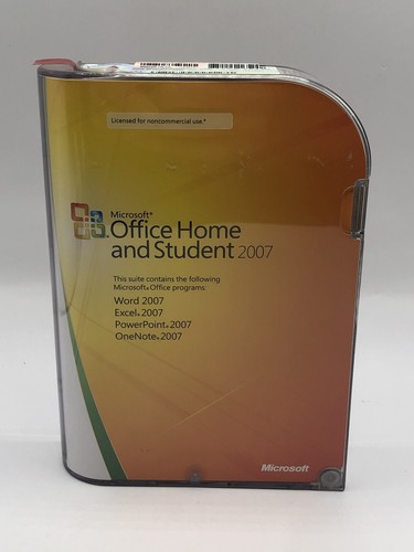 Microsoft Office Home & Student 2007 w/Product Key Word Excel PowerPoint OneNote - Picture 2 of 4