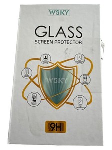 WSKY Glas Displayschutzfolie 9H Härte Schutzglas Handy Tablet
