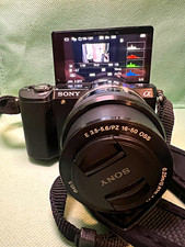 Sony Alpha a5000 20.1MP Black w/ 16-50mm OSS Lens 2 Batt/Chgr Bag tested