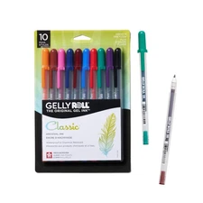 Gelly Roll Gel Pens - Medium Point Ink Pen for Journaling, Art, or Drawing - ...