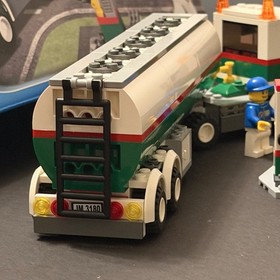 Retired LEGO City 3180 Tank Truck Box Manual Minifigs Complete Missing Stickers
