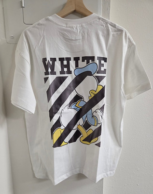 トップス LAPKARU CARTOON TEE / OFF WHITE XL Off White X Donald Graphic Print White T-Shirt Cotton Regular Fit