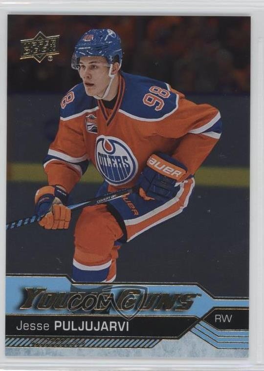 2016-17 Upper Deck Young Guns Silver Foil Jesse Puljujarvi #225 Rookie RC 0s0f