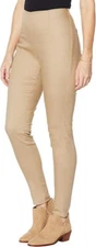 DG2 Diane Gilman Stretch Ultra Skinny Denim Jegging Taupe L NEW (981)