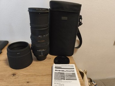 Sigma 150-500mm 5.0-6.3 DG OS APO HSM Nikon AF