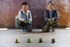 Teenage Mutant Ninja Turtles Toy, Michelangelo Micro Shell Racer Vehicle,...