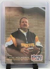1992 Pro Set MIKE HOLMGREN Green Bay Packers Rookie Card. rookie card picture