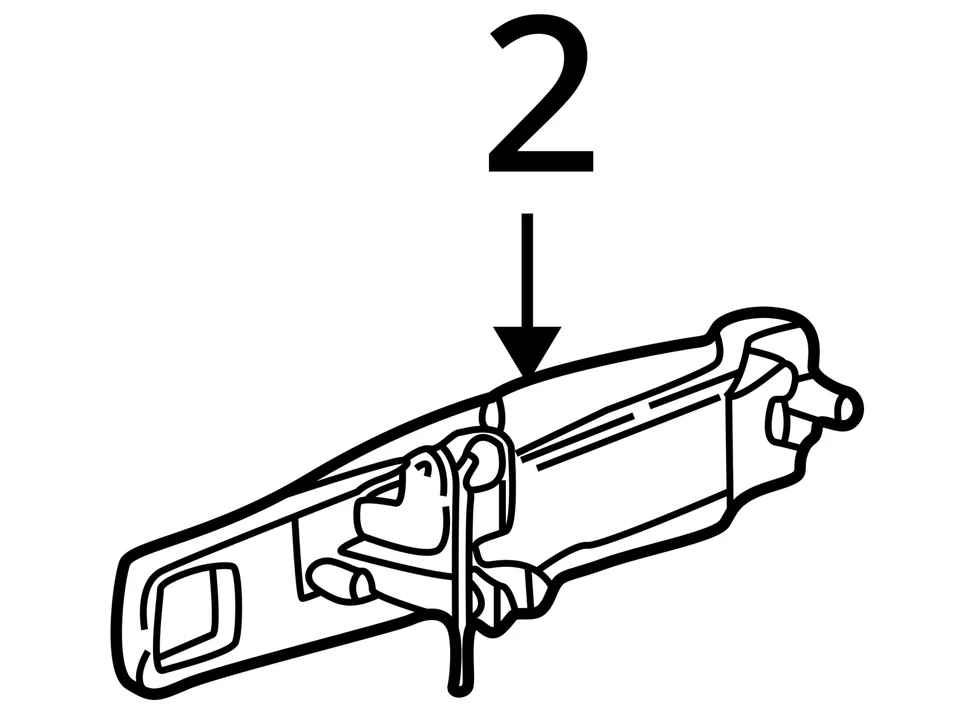 SE ADAPTA A MANIJA DE COCHE URBANO LINCOLN 2003-2011 PUERTA ASM EXTERIOR 6W1Z5422404AB - NUEVO OEM Foto 3 de 3