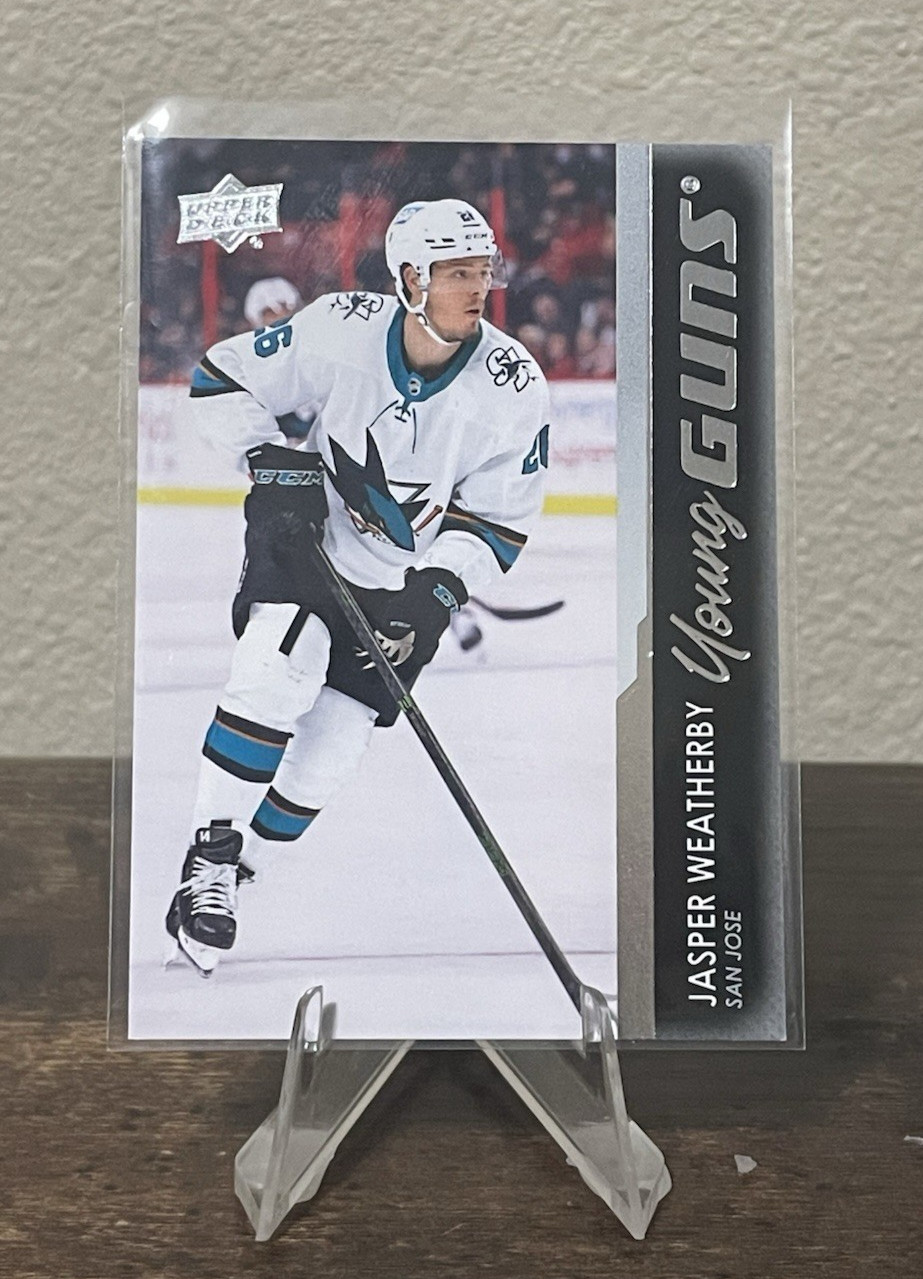 21/22 UD SERIES 2 JASPER WEATHERBY YOUNG GUNS RC SP ROOKIE #487