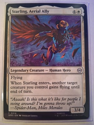 Starling, Aerial Ally Marvel's Spider-Man Regular