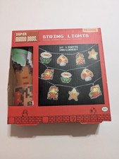 Nintendo Super Mario Bros Paladone String Lights Battery Operated
