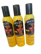 BL Got 2B Glued 2-In-1 Smooth & Hold Mousse 8oz each *Three Pack*