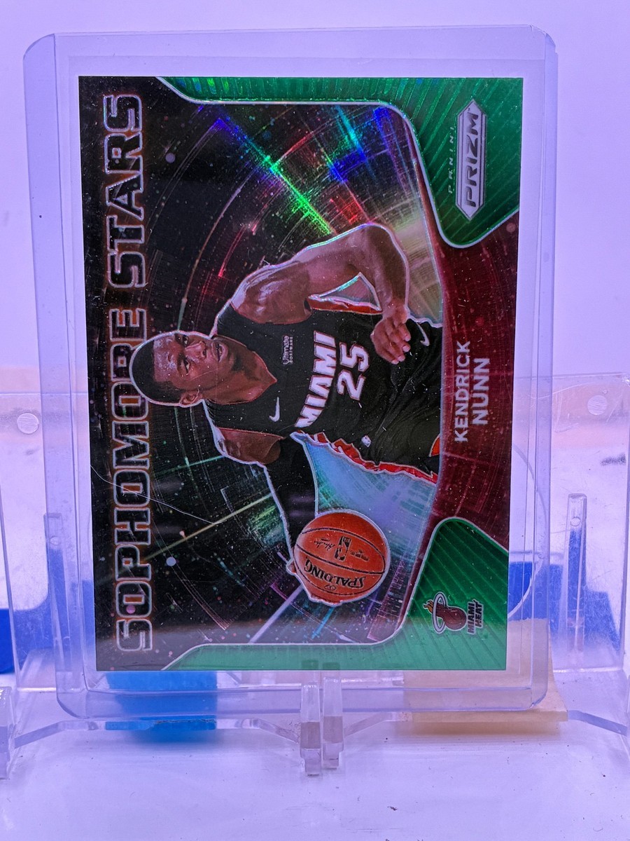 2020-21 Panini Prizm Sophomore Stars Green Prizm #9 Kendrick Nunn