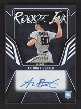 Anthony Bender 2022 Panini Absolute Rookie Ink /199 Auto #RKI-AB