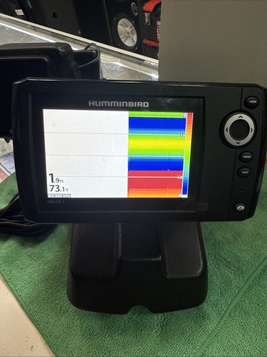 Hummingbird Helix 5 G2 Sonar Fishfinder &Transducer w/Bixpy Feelfree Pod Adapter - Picture 13 of 23