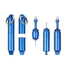 Sturdy Alloy SIM Ejector Keychain with 9.8mm Precision Tip and Cleaning Brush