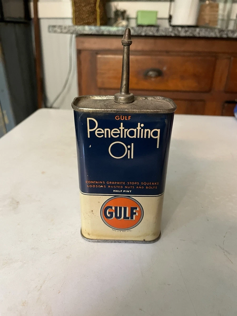 Gulf In Collectible Gas & Oil Advertising Cans And Buckets for