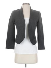 LC Lauren Conrad Women Gray Blazer 4