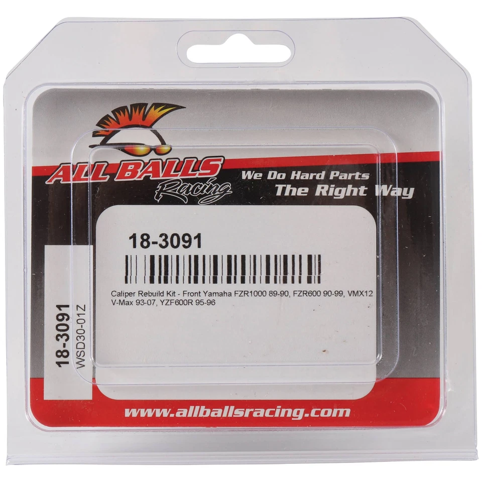 Caliper Rebuild Kit For Yamaha FZR600 1990-1999; 18-3091 - Image 4 of 4