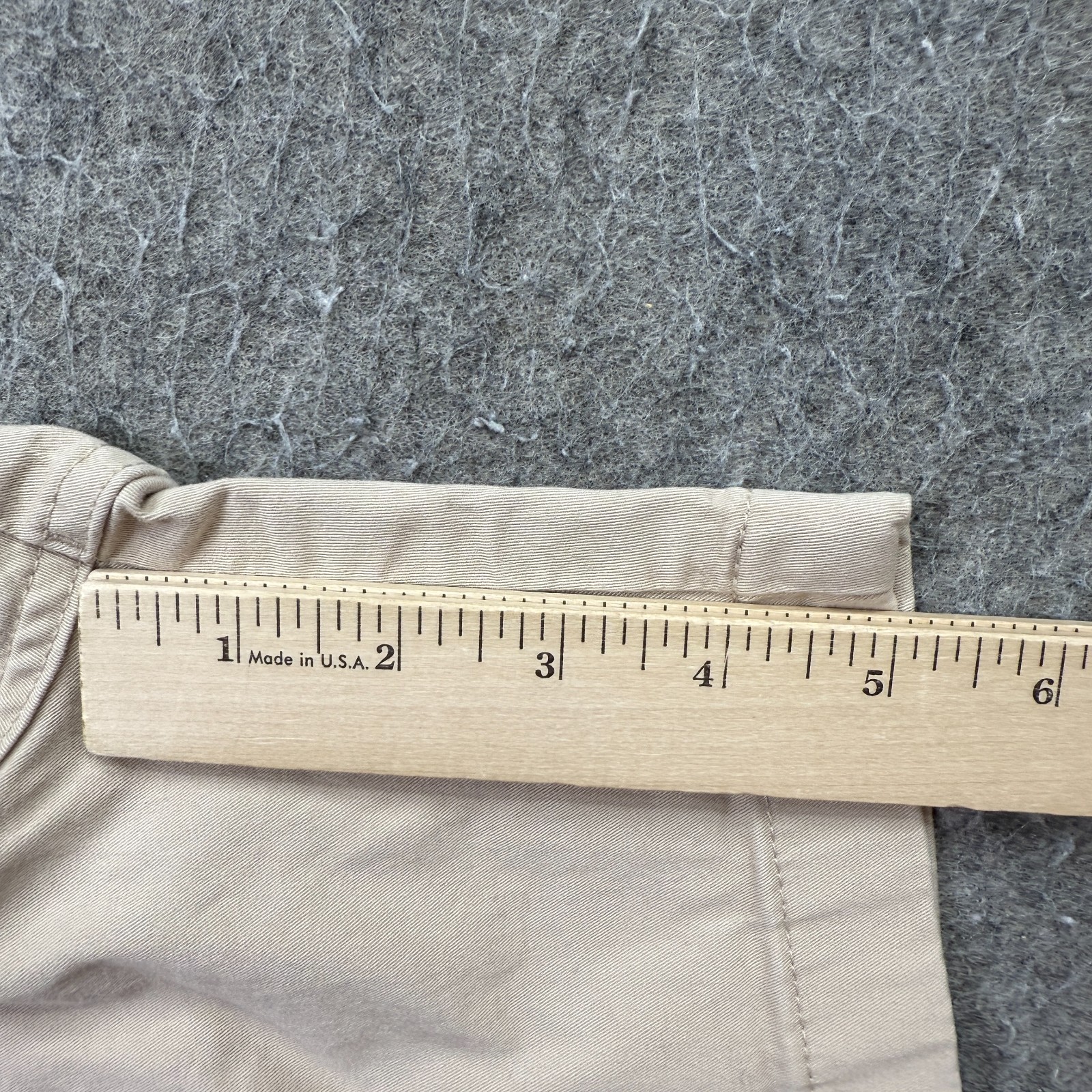 Chubbies Staples Shorts Men L Beige Khaki 5.5" Elastic Regular Fit Stretch b180