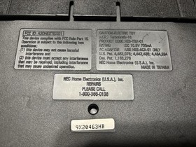 NEC TurboGrafx-16 Console with OEM Controller and cables. Tested And Working