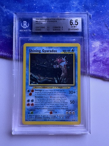 Shining Gyarados (Unlimited) graded BGS 6.5 for sale on eBay