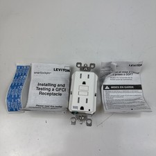 Leviton GFWT1-W Self-Test SmartlockPro Slim GFCI Weather-Resistant Receptacle