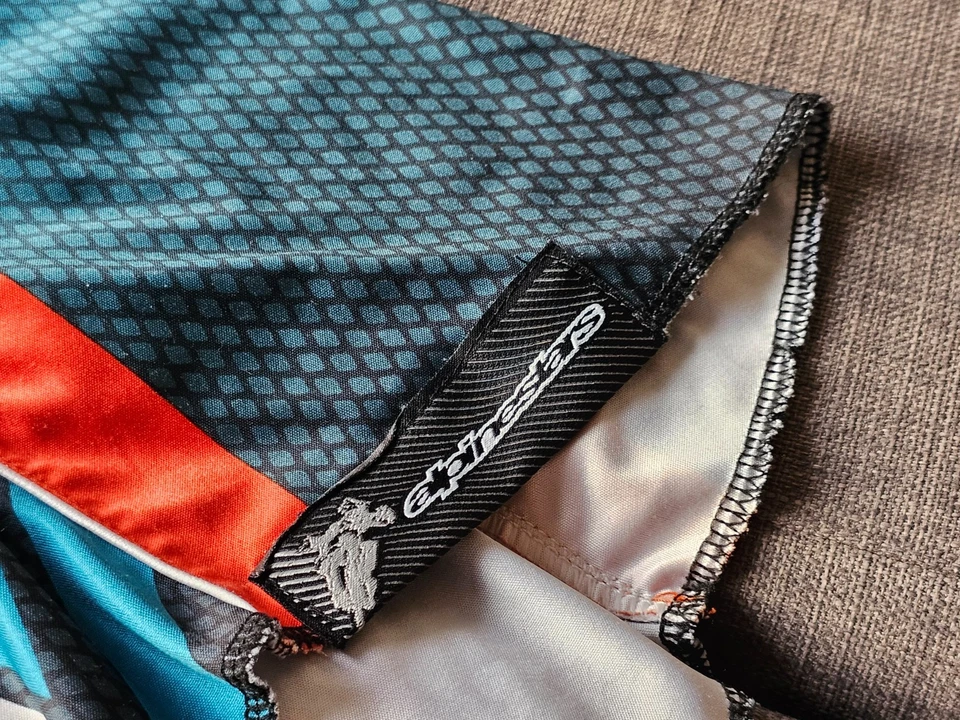 Alpinestars Descenso Motocross Vista Jersey Manga Corta Montar Camisa Talla M o Foto 4 de 4