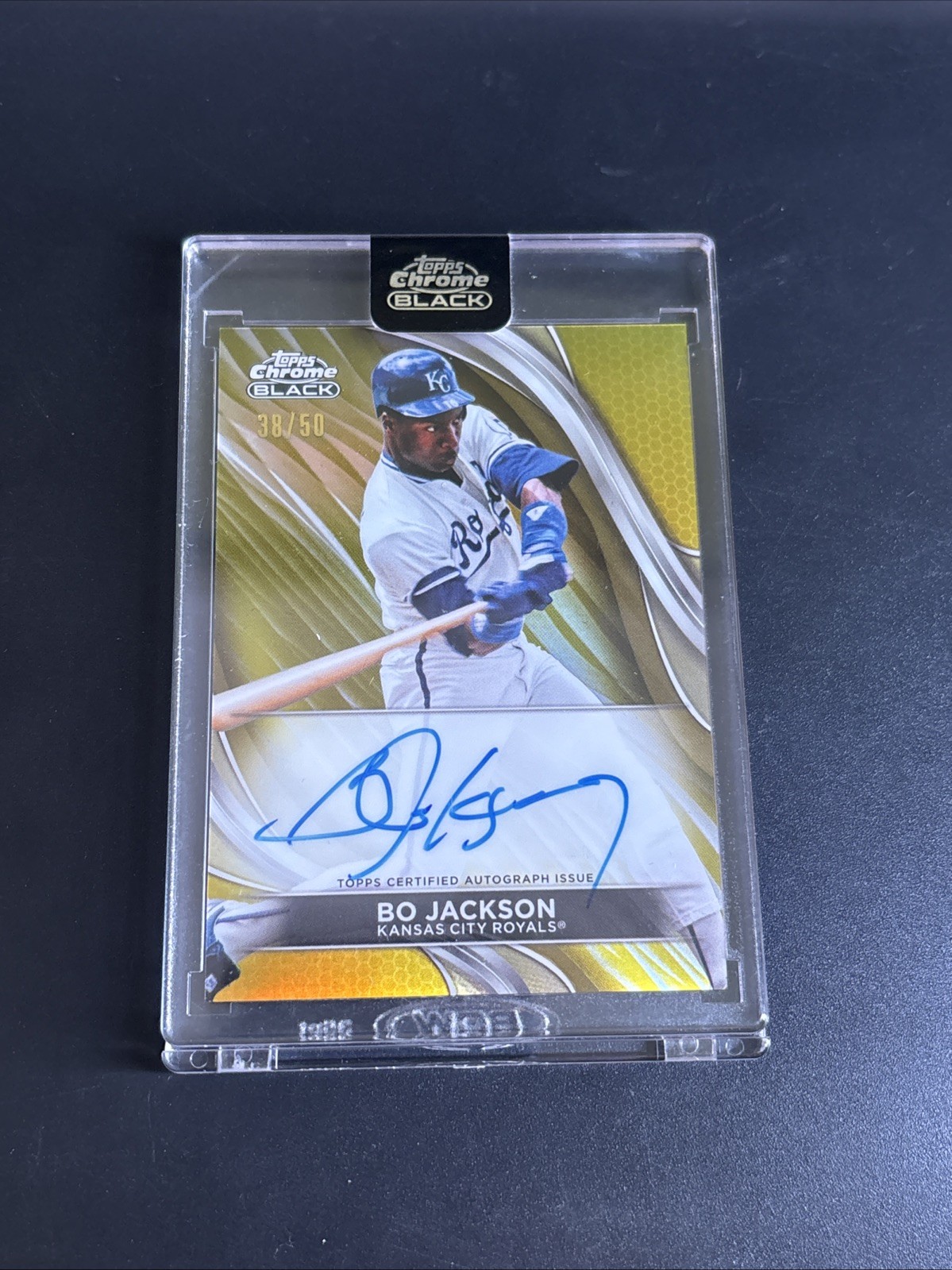 Bo Jackson 2024 Topps Chrome Black Auto Gold ⭐️ 38/50 - Kansas City Royals