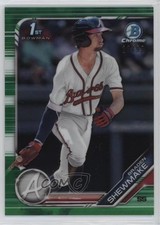 2019 Bowman Draft Chrome Green Refractor 16/99 Braden Shewmake #BDC-59 jg5