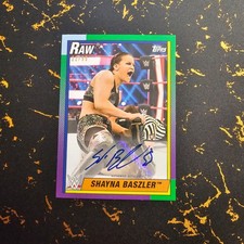 2021 Topps WWE Heritage - Raw Shayna Baszler 22/99 - Auto
