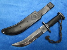 CUCHILLO Y VAINA DE LUCHA DAGA CORVO COMANDO CHILIEAN ORIGINAL DE COLECCIÓN