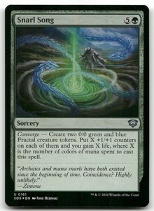 Snarl Song #161 Foil Uncommon Secrets of Strixhaven