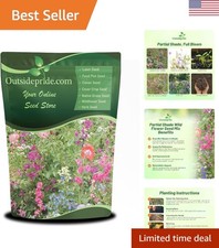 Diverse Wildflower Seed Mix for Gardens - 1 lb. Perfect for Partial Shade Areas 43.69 per gallon