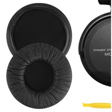 Geekria Leatherette Ear Pads for SONY MDR-V500 Headphones Black