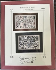 cross stitch patterns-With My Needle- An Emblem Of Love Sampler- Quaker