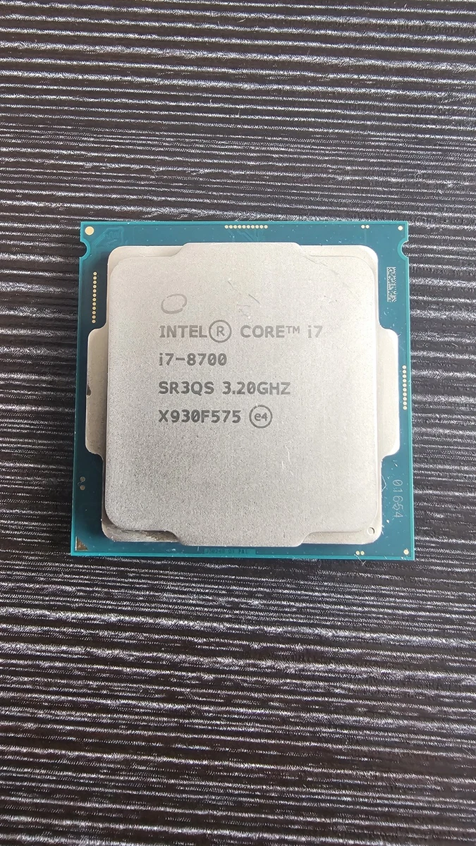 Intel Core i7-8700 Processor Model Computer Processors LGA 1151