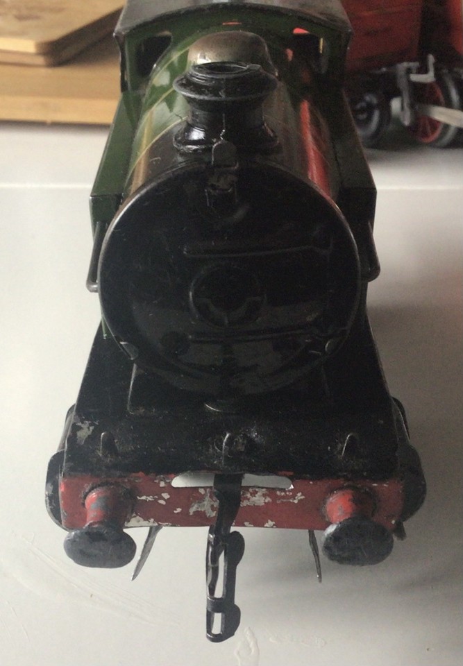 Loco Mécanique Hornby O Vintage – LNER 460 – Tôle Litho – Longueur 19cm – état De Jeu