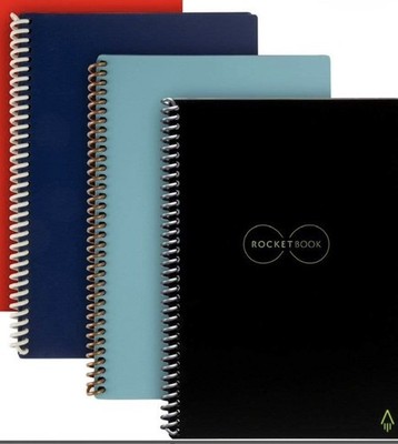 Rocketbook Core Smart Executive Letter Size Notebook 8.5x11 (BLACK Cover)