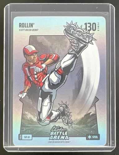 2026 Bo Jackson Battle Arena The Griffey Set Rollin\' Silver Battlefoil #SBF-61