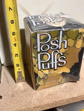 Vintage Posh Puffs Luxurious Lemon Kleenex 2-ply Facial Tissue Woman Box Ayr-way